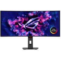 ASUS mon XG34WCDMTG OLED 34" szélesvásznú játékmonitor 3440x1440 240 Hz 0,03 ms HDR 1800R USB-C HDMI DisplayPort VESA 100x100