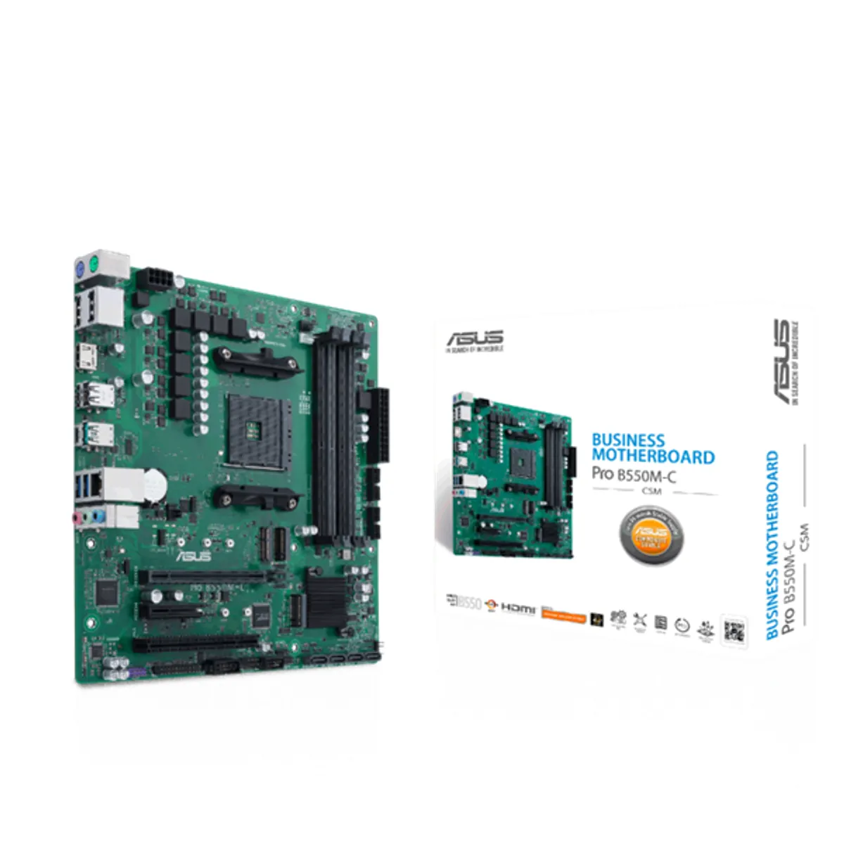 ASUS PCC PRO B550M-C/CSM AMD AM4 mATX 4xDDR4 128GB 3200MHz M.2 HDMI RAID LAN 1Gbps SATA III USB 3.0 USB 3.1 7.1 HD #1
