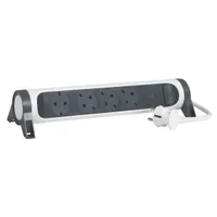 Legrand 694507 Elosztósor 4x2P-F, 1,5 m vezetékkel, fehér-fekete túlfeszültség-védelemmel #4