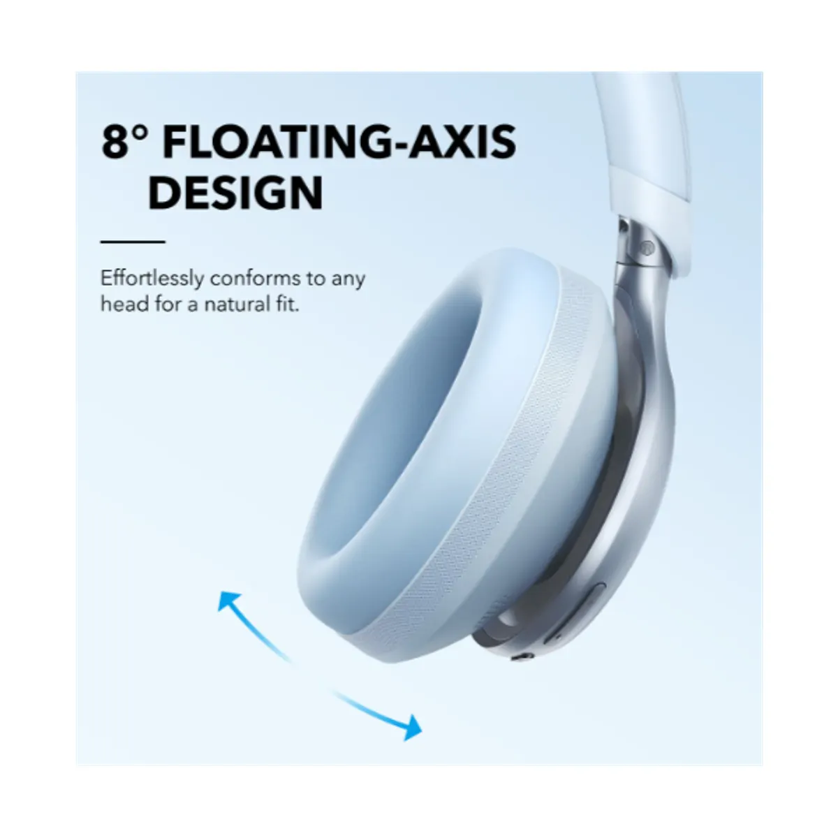 ANKER A3035G31 Soundcore Space One Vezeték nélküli fejhallgató mikrofonos univerzális kék #6
