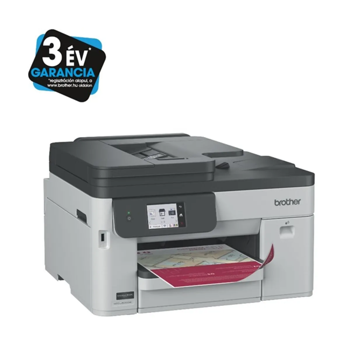 BROTHER MFCJ5010DWYJ1 MFC-J5010DW ADF 250, Duplex, Fax, 28 lapperc, 512 MB, 2400x1200 dpi nyomtatás, 600 dpi szkenner, USB 2.0 LAN Wireless #2