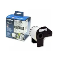 Brother DK22212 P-touch címkeszalag fehér alapon fekete 6,2 cm x 15,24 m #1