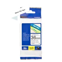 Brother TZE261 laminált szalag 36mm x 8m fehér alapon fekete #3