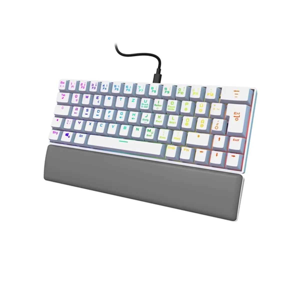 HAMA 13217829 uRage Exodus 760TKL mechanikus RGB Outemu Red mini formátum beépített memória makró- és világításbeállítások fehér #4
