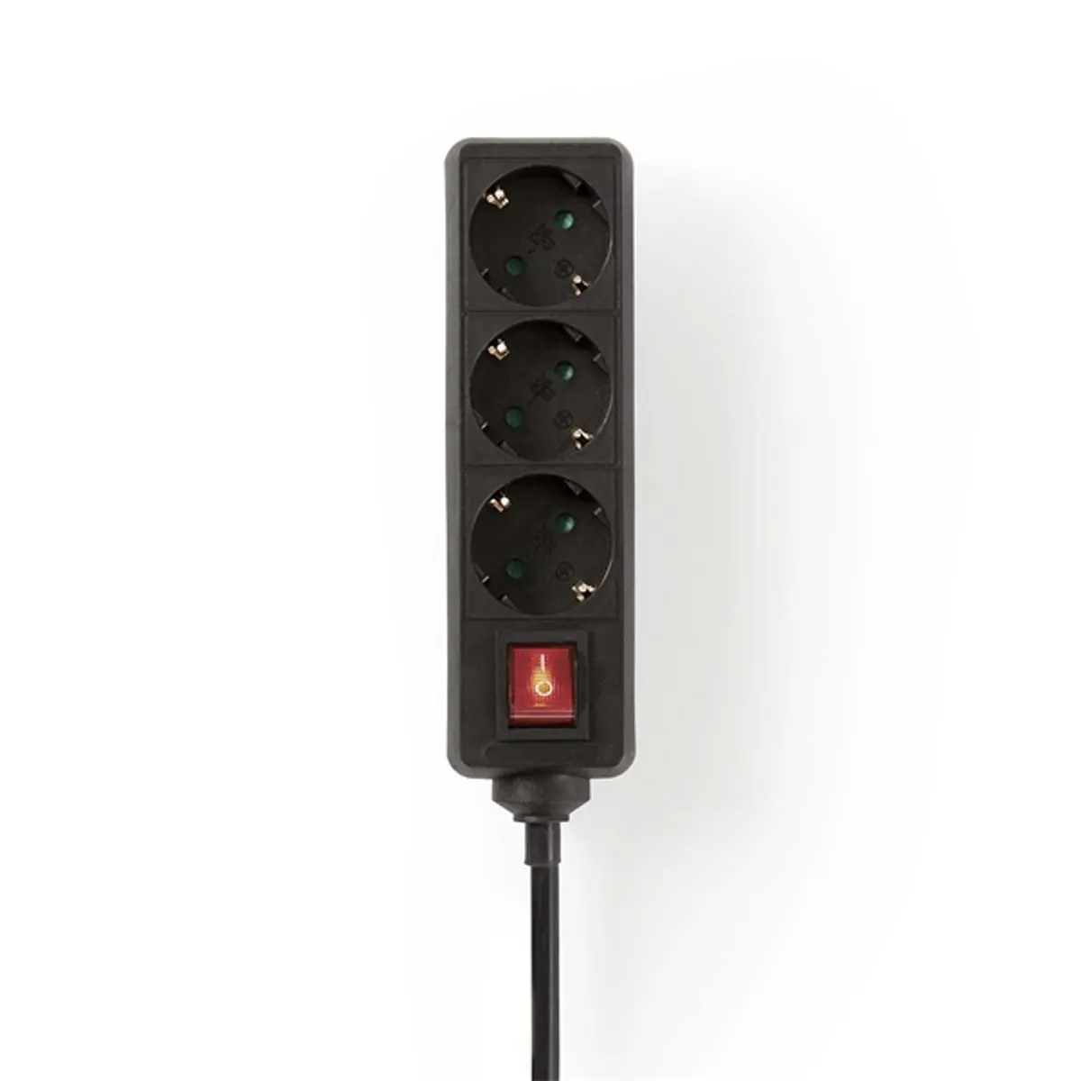Nedis ESOC315F2BK Elosztó fekete #1