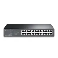 TP-LINK TL-SF1024D 24 portos 10-100 Mbps kapcsoló beállítást nem igénylő rackbe szerelhető fém ház
