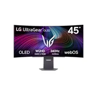 LG MON 45GX90SA-B.AEU OLED játékmonitor 44,5" 21:9 3440x1440 240 Hz 1 ms ívelt HDMI DisplayPort USB-C LAN #1
