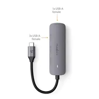 NEDIS CCGB64220GY01 4 portos USB-C hub 3.2 Gen1 4x USB-A #4