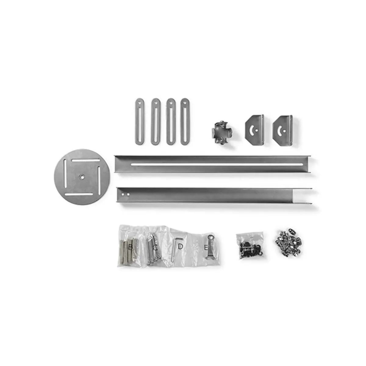 NEDIS PJCM200GY dönthető, forgatható mennyezeti konzol, 4 karos, max 10 kg, furattartomány 185-327 mm, min 550 mm max 1000 mm #8