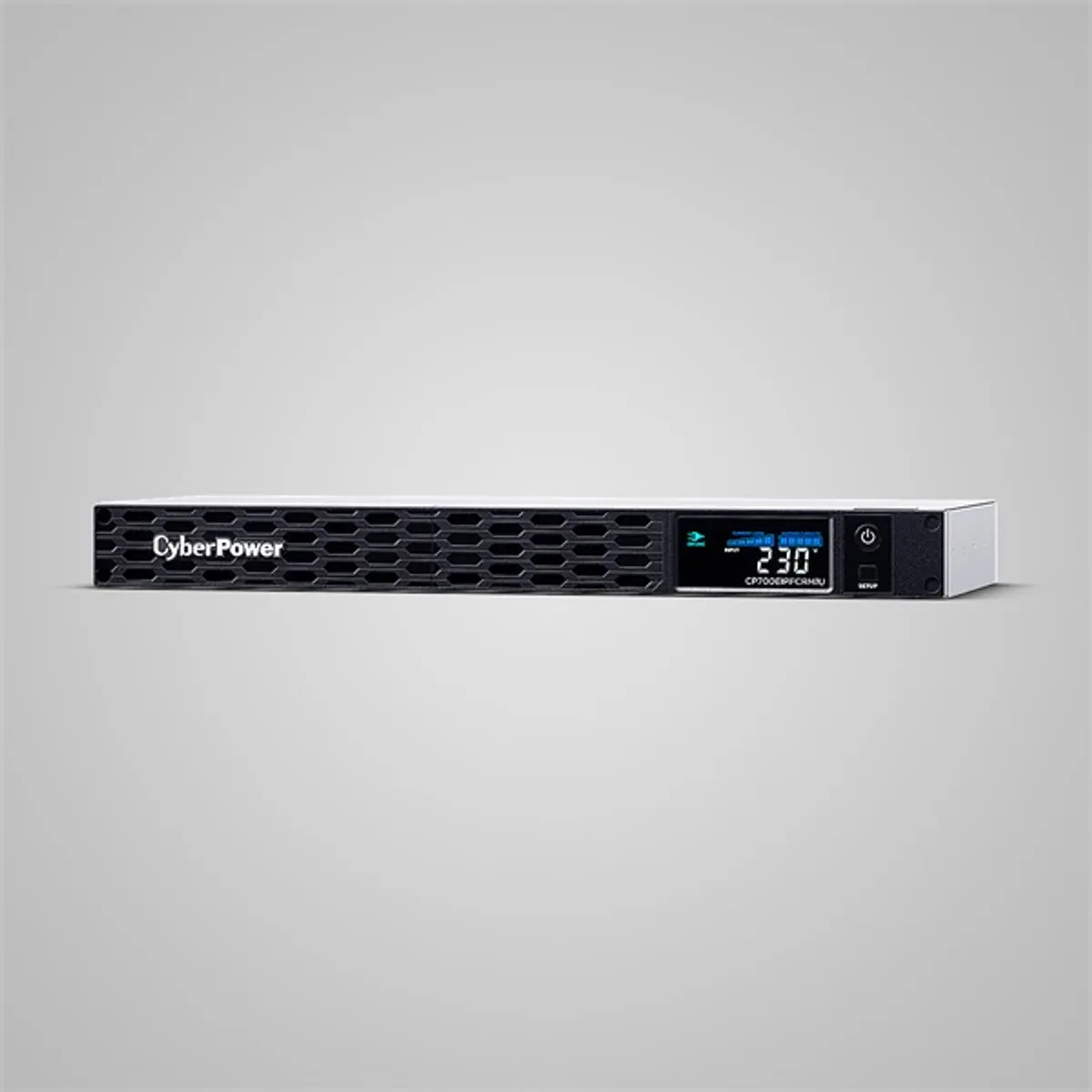 CYBERPOWER CP700EIPFCRM1U UPS line-interaktív USB 700 VA rack-be szerelhető adatvonal-védelem 10 perc #1