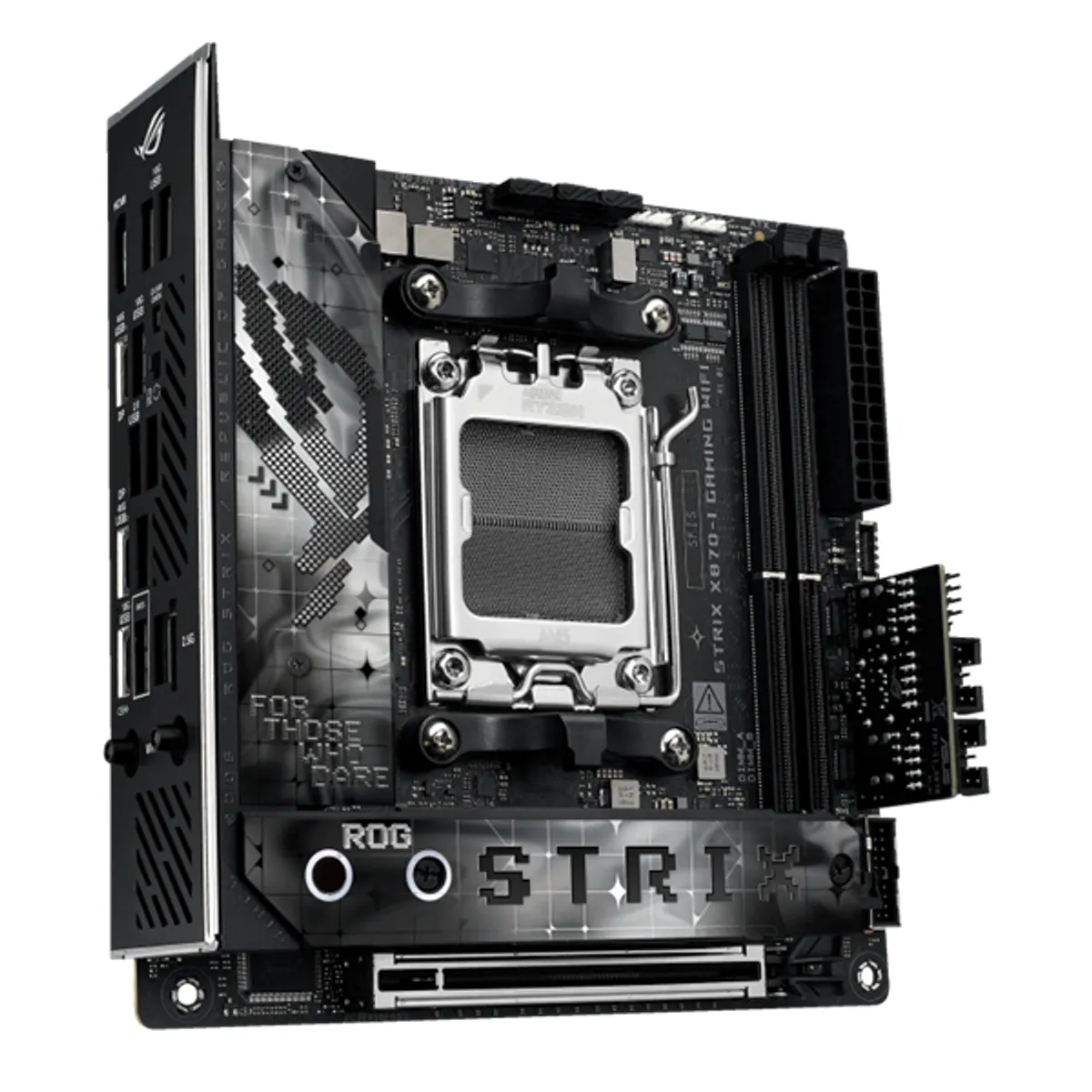 ASUS PCC ROG STRIX X870-I GAMING WIFI X870-I Gaming AMD AM5 m-ITX DDR5 5200 MHz 128 GB 2x mem PCIe x16 M.2 HDMI LAN 2.5Gbps RAID WiFi #1