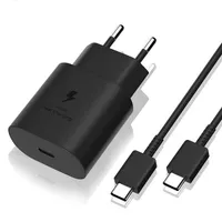 Blackbird BH1497 töltő 25W PD USB-C és USB-C adatkábel 1m fekete #1