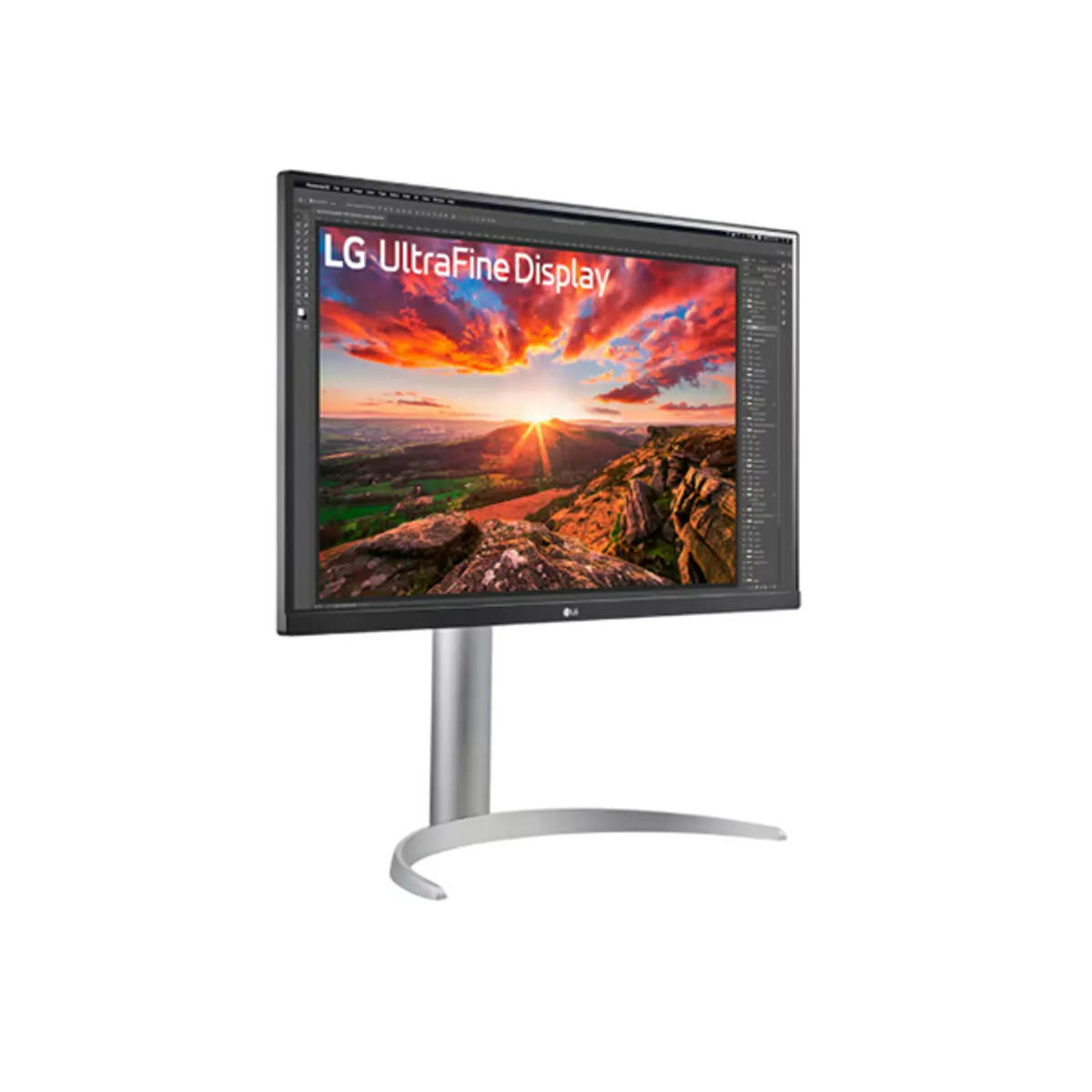 LG MON 27UP850K-W.AEU 27UP850K 27" UHD 3840x2160 IPS HDR 60Hz 5ms HDMI DP USB-C Állítható magasság Dönthető Pivot VESA 100x100 #2