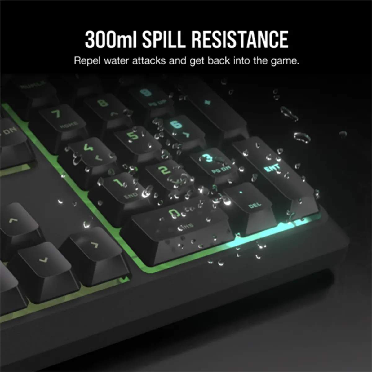 CORSAIR CH-9226C65-NA K55 CORE RGB membrán 6 makrógomb cseppálló média-vezérlő #6
