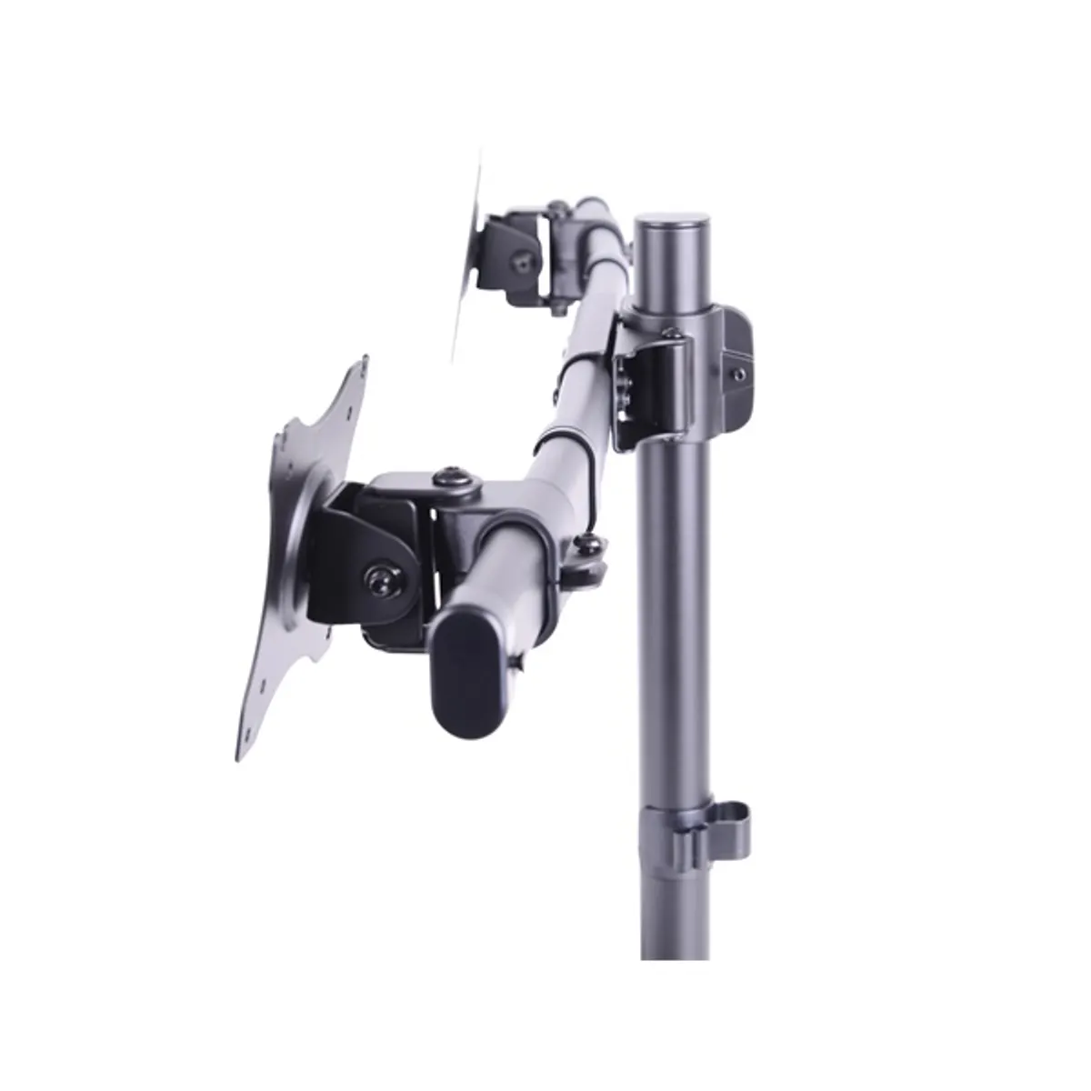 MULTIBRACKETS 7350073733309 M Deskmount Basic Dual 15-27" Fekete 75x75 100x100 VESA Dönthető Forgatható 7,5 kg #2