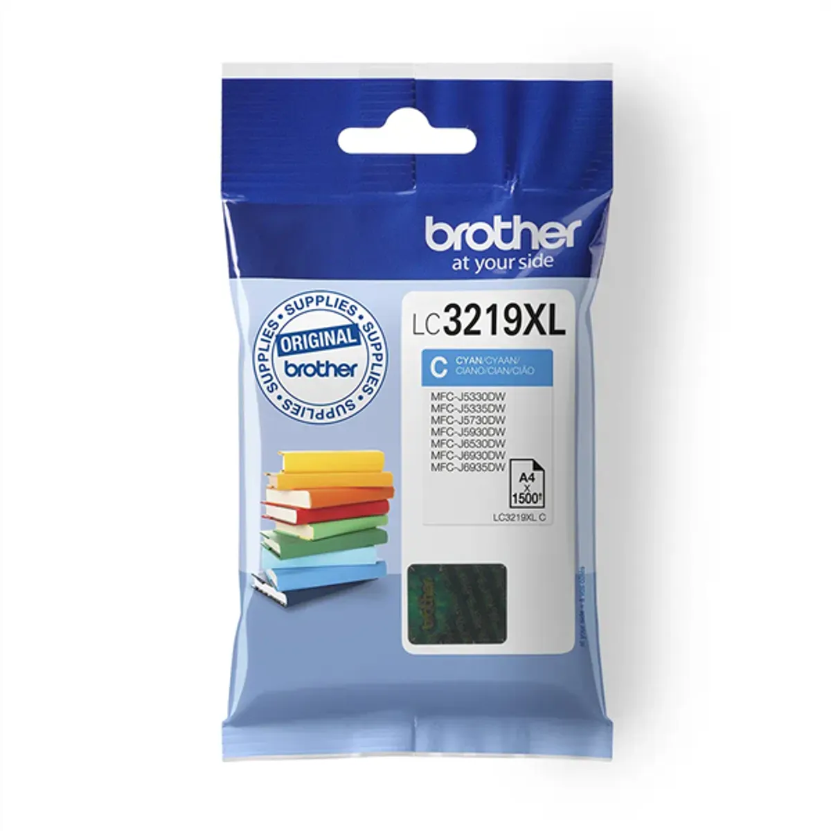 Brother LC3219XLC Tintapatron cián pigment alapú tinta XL 1500 oldalak #1