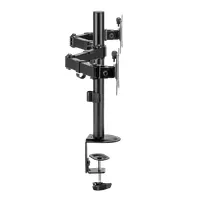 SBOX SBOX LCD-352/2-2 asztali duál monitor tartó 17"-32", max 9 kg/monitor, VESA 75x75-100x100 #3