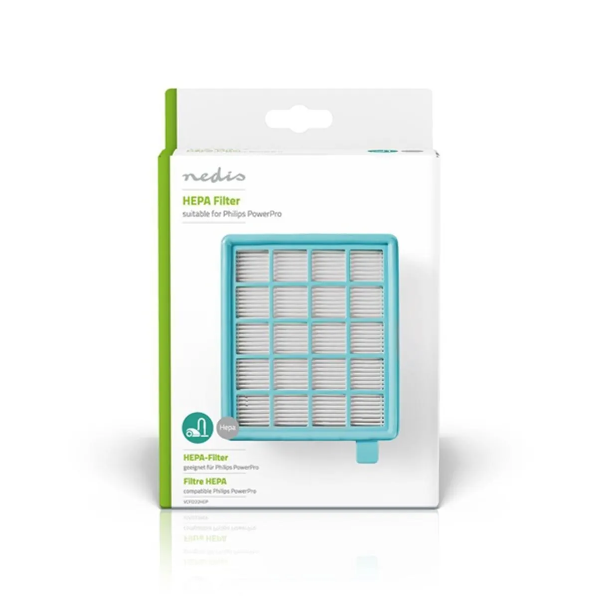 NEDIS VCFI222HEP HEPA szűrő Philips PowerPro Compact FC8470 FC8471 FC8472 FC8473 FC8058-01 #5
