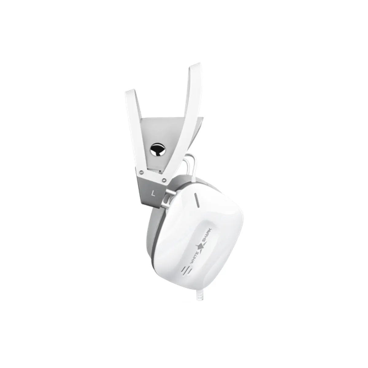 Whiteshark WSP GH-2446W vezeték nélküli mikrofonos 3.5 Jack 4-pin 2x3,5mm Jack adapter Fehér #2