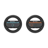 Hyperkin M07716 Nintendo Switch 2 fekete kormánykészlet Joy-Con tartóhoz 2 db
