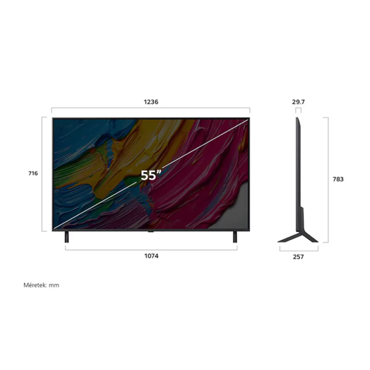 LG tv 55QNED80A3A.AEU QNED80A3A 55" UHD 3840x2160 60 hz hdmi 3 lan 1 vesa 300x300 smart #4