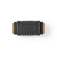 NEDIS cvgb34900bk HDMI toldó adapter aranyozott csatlakozók fekete egyenes