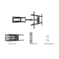 MULTIBRACKETS 7350073736539 Fali konzol M Universal Long Reach Arm 1010mm HD, Single 42-75" 800x400 40 kg #8