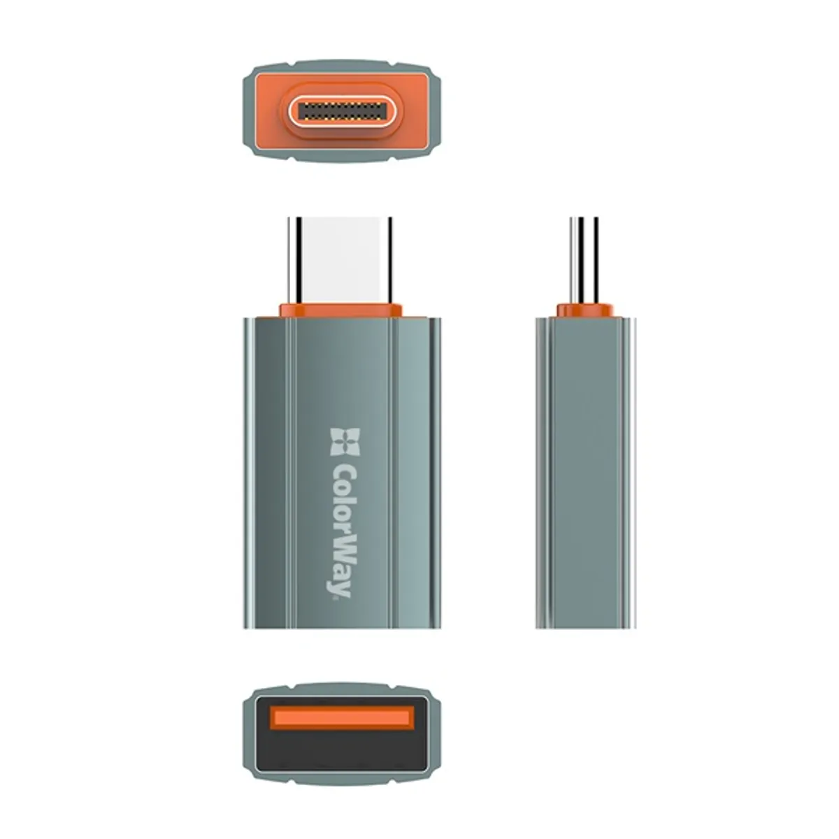 COLORWAY CW-AD-AC usb-a to usb-c adapter 3 a usb 2.0 alumínium #4