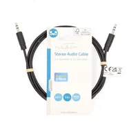 NEDIS CAGL22000BK15 3,5 mm jack sztereó audiókábel 1,5 m egyenes mindkét vége fekete #2