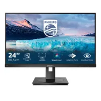 PHI MON 242S1AE/00 monitor 23.8" IPS FHD 75Hz 4ms 250cd/m2 HDMI DP DVI D-Sub Beépített táp VESA 100x100