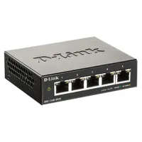DLINK DGS-1100-05V2/E DGS-1100 sorozat 5-portos fix switch webmenedzselhető 5x 1 Gb fiber 10 Gbps