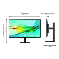 SMG MON LS32D600UAUXEN Samsung 32" IPS 100 Hz 5 ms HDR USB-C HDMI DP LAN fekete #5