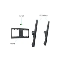 Multibrackets 7350022734012 M Universal Tilt Wallmount Black Medium dö nthető van Fali rögzítés 400x400 mm VESA 200x100-400x400 32-65" 75 kg #7