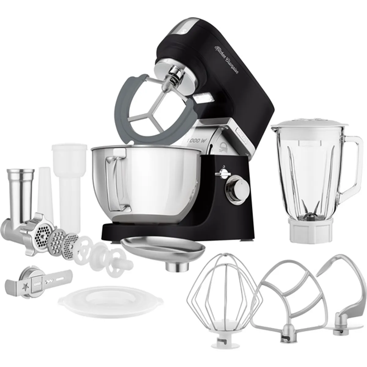 SENCOR STM 6359BK Multifunkciós robotgép 1000 W, 4,5 l rozsdamentes tál, bolygóműves, 8 fokozat #1