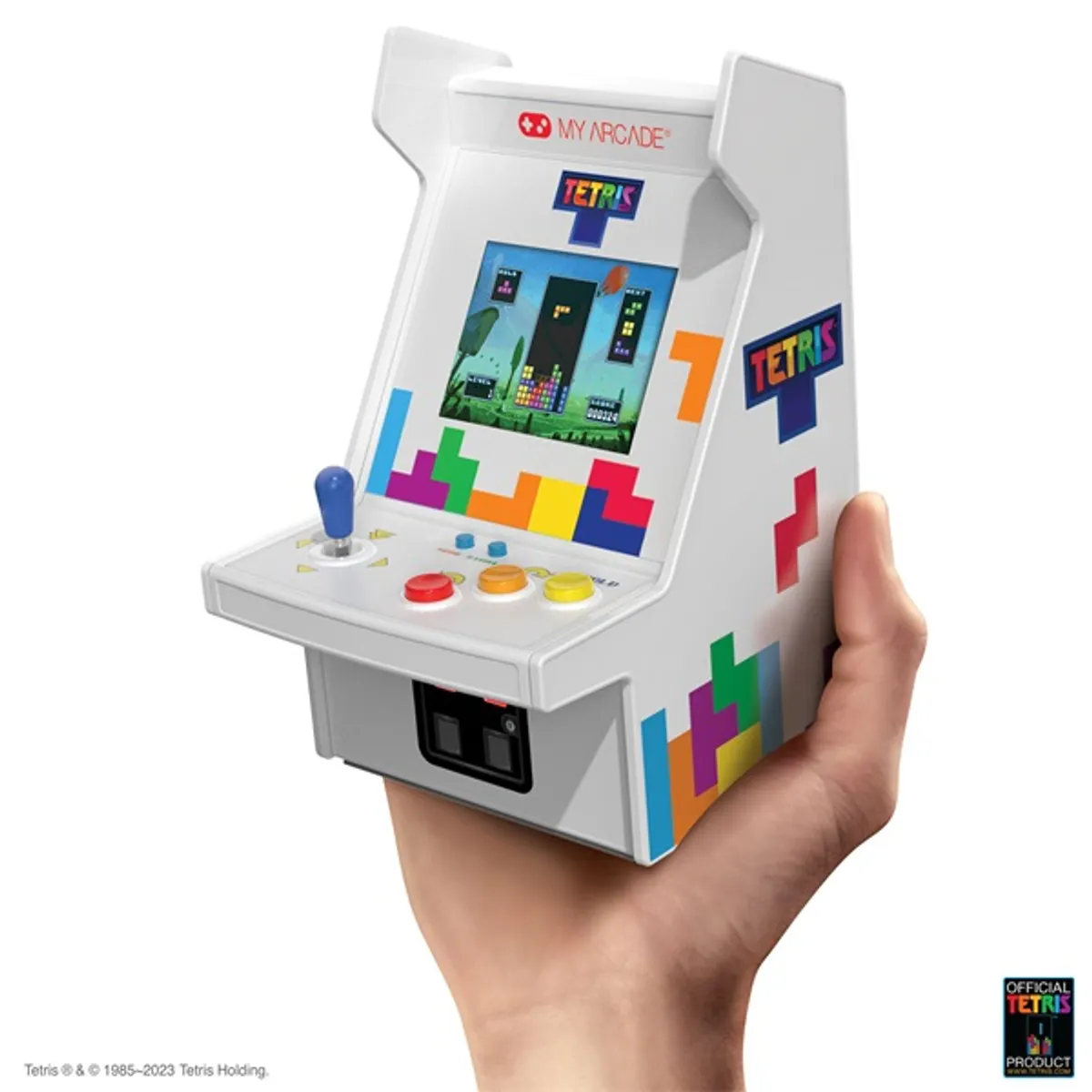 My Arcade DGUNL-7025 Tetris Micro Player Pro 2.75" kijelző, állítható fényerő, beépített hangszóró, 4 AA elem vagy USB-C #3