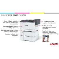 XEROX C410V_DN C410V színes lézernyomtató 40 laponként kétoldalas A4 1GB LAN USB WiFi 1200x1200dpi 250 lap adagoló #4