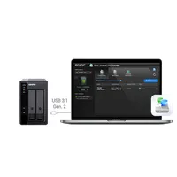 QNAP TR-002 2-bay USB 3.2 Gen 2 Type-C hardveres RAID bővítőegység #3