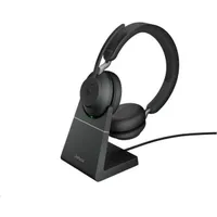 Jabra 26599-999-889 Evolve2 65 MS USB-C fejhallgató sztereó töltőállvánnyal #1