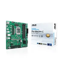 ASUS PCC PRO B860M-C-CSM Pro B860M-C mATX DDR5 256 GB 4 memóriafoglalat 5200 MHz M.2 foglalat van PCIe 1 db HDMI DisplayPort LAN 1 Gbps Wireless RAID