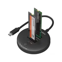 Sandberg 136-72 M.2 NVMe SSD dokkoló USB-C 20 Gbps Dual-bay #2