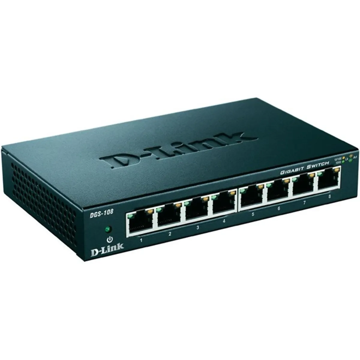 D-Link DGS-108/E 8-portos gigabites kapcsoló, nem menedzselt, MAC cím-tábla 8192 #2