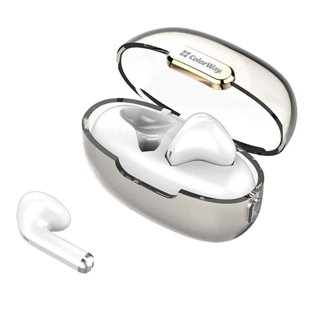 ColorWay CW-TWS2WT TWS-2 fehér Bluetooth 5.3 4 óra zenelejátszás, 20 óra töltőtokkal #2