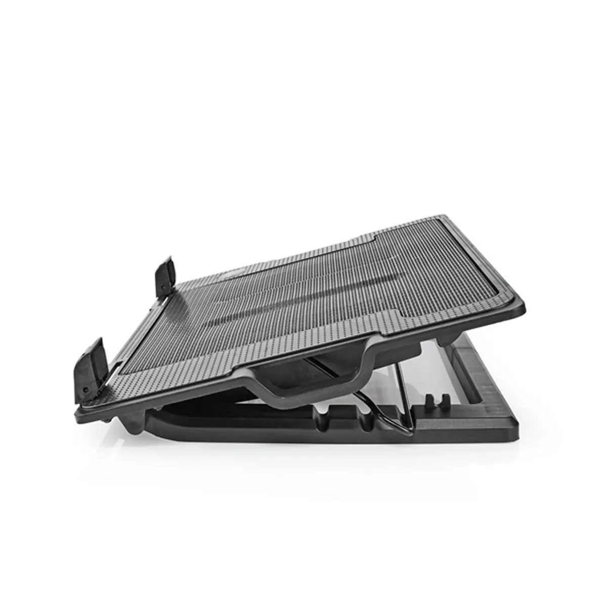 NEDIS NBCR200BK notebookhűtő állvánnyal 2x140mm ventilátor 18" led usb hub #7