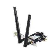 ASUS PER PCE-AX1800 PCIe wifi 6 adapter 2,4 GHz és 5 GHz, 1800Mbps, wifi 6 802.11ax, bluetooth 5.2, titkosítás WPA3-Personal, WPA2-Personal #1