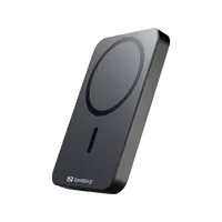 SANDBERG 420-96 Mag Wireless Powerbank 5000 ALU MagSafe-kompatibilis 15W vezeték nélküli töltés USB-C 20W PD #2