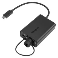 TARGUS ACA47GLZ USB-C Multiplexer Adapter kompatibilis DOCK171 DOCK177 ACP77 ACP71 USB-C USB-A DC power fekete #2