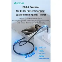 Devia ST108721 Extreme speed PD 240W Type-C Type-C adat és töltőkábel fekete 2 m #4