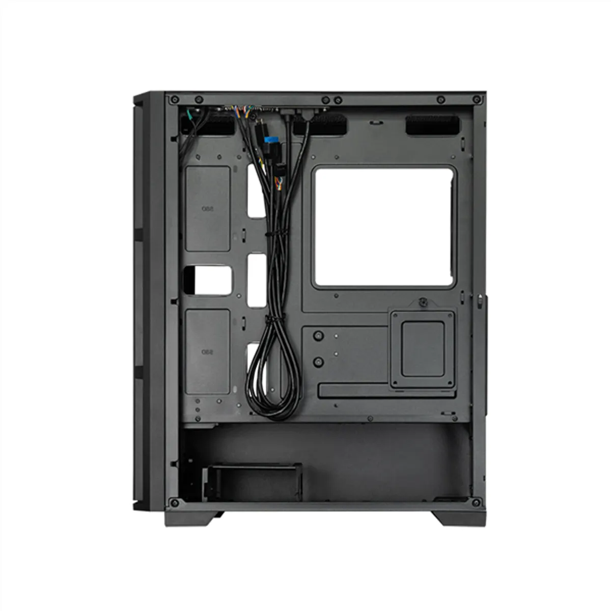 CHIEFTEC AS-02B-TG-OP Pro Midi TG edzett üveg ATX, Micro ATX, Mini-ITX támogatás, 3x2,5" és 2x3,5" meghajtóhelyek, elől USB-C, USB 3.0, USB 2.0 #4