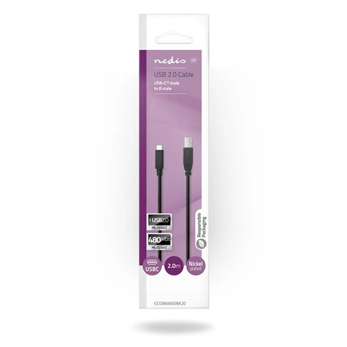 Nedis CCGB60650BK20 kábel #3