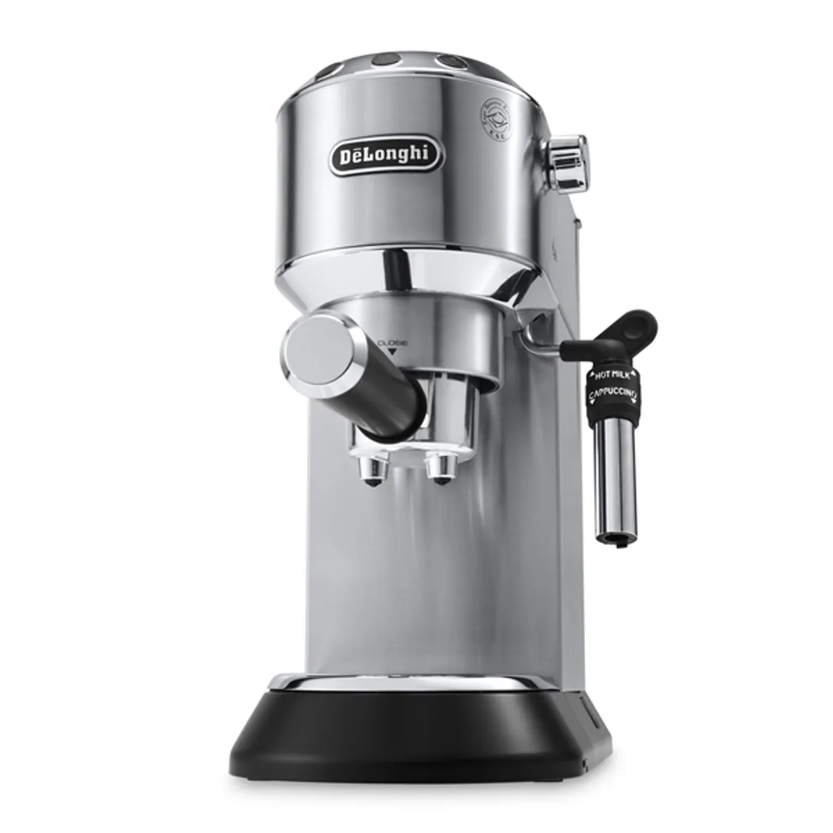 DELONGHI EC685.M Dedica Style 15 bar nyomás Thermoblock tejhabosító 1-2 csésze ESE podok 15 cm széles fém test #1